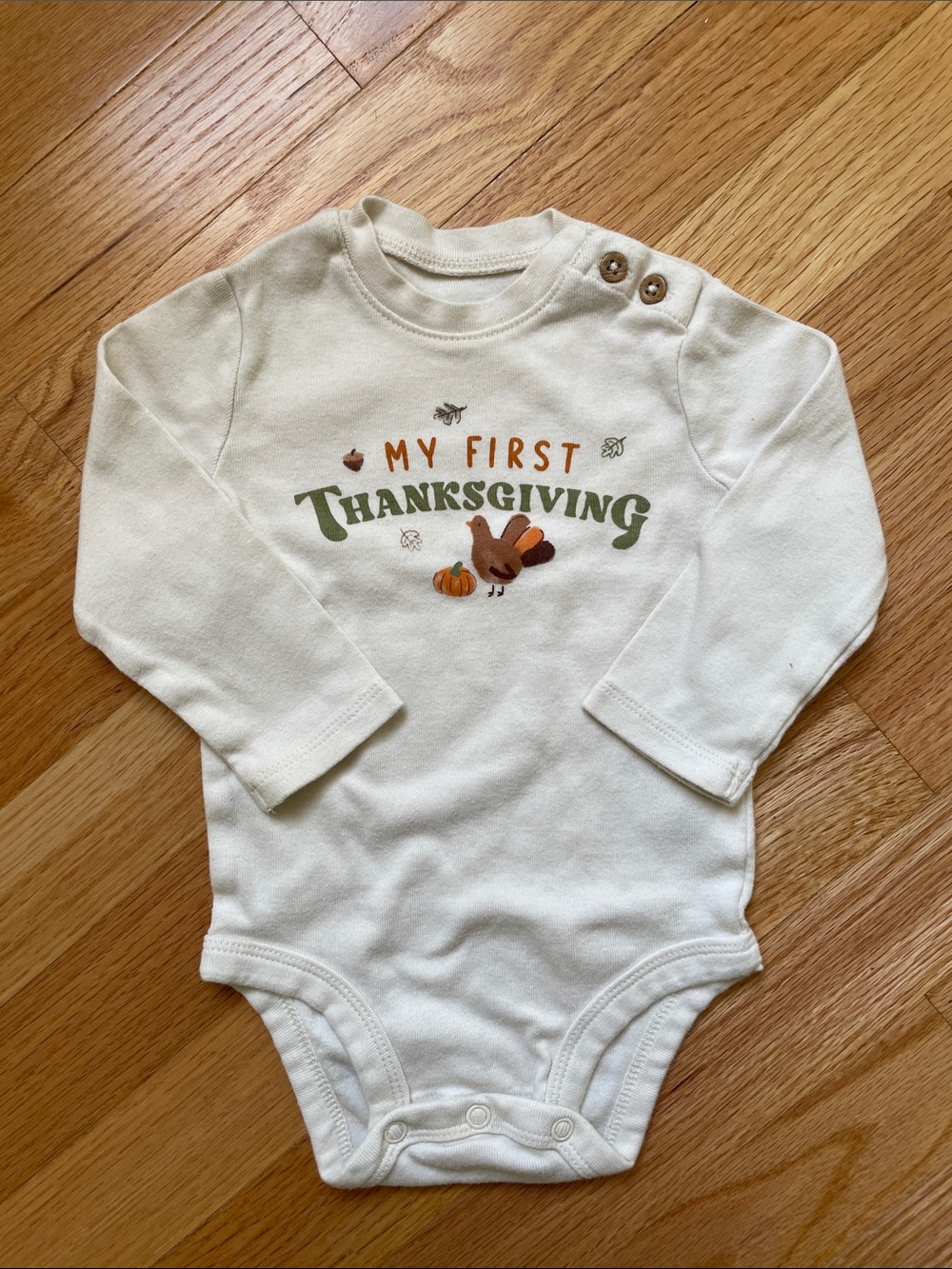 First Thanksgiving 6M Bodysuit